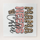 ママがコーヒーを飲む ジグソーパズル (横)