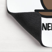 ママがコーヒーを飲む マウスパッド (コーナー)