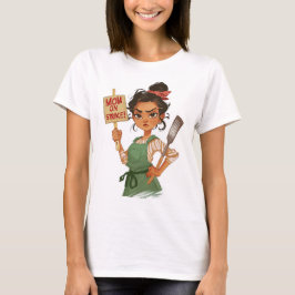 ママがストライキ中 トライブレンドＴシャツ