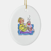 ママがソファに座る セラミックオーナメント (右)