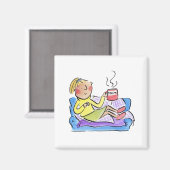 ママがソファに座る マグネット (正面/裏面)