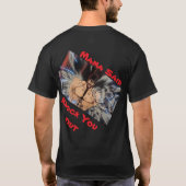 ママがノックユーアウト Tシャツ (裏面)
