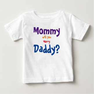 ママがパパと結婚するから ベビーTシャツ