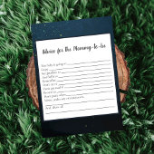 ママがベビーシャワーゲーム用のクマアドバイス 招待状