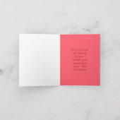 ママがママを喜ぶ日のユーモア シーズンカード (内部)