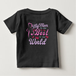 ママが一番のママ ベビーTシャツ