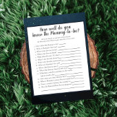 ママが一番よく知っているクマの赤ちゃんシャワーゲーム 招待状