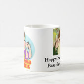 ママが付いているNunz文字は"Botox"のマグ渡します コーヒーマグカップ (中央)