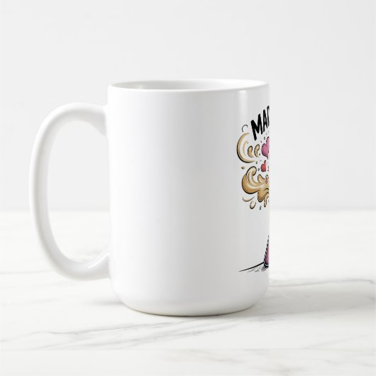 ママが作った コーヒーマグカップ (左)
