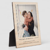 ママが作り出す美しい人生 | オーダーメイドの写真 フォトプラーク (側面)