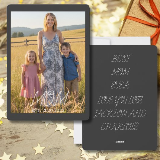ママが創設した母の日写真 シーズンカード