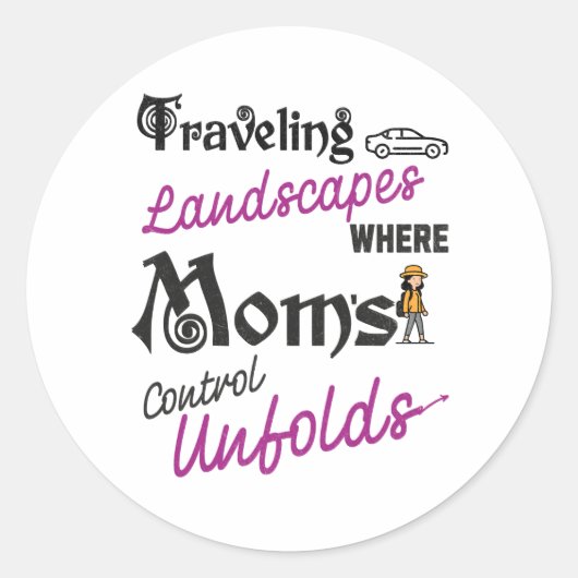 ママが喫茶店でかわいい母の日の贈り物|過去記事 ラウンドシール (正面)