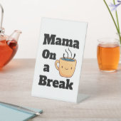 ママが喫茶店でかわいい母の日の贈り物|過去記事 台座サイン (インサイチュ)