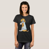 ママが大好きなタトゥー ビーグルママ 犬 女性 Tシャツ (正面フル)