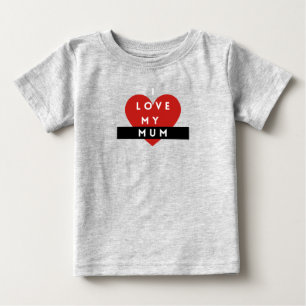 ママが大好きなベイビーTシャツ ベビーTシャツ