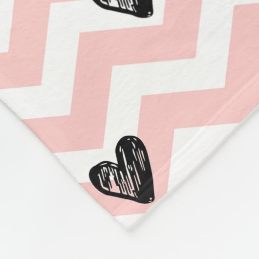 ママが大好きミイラパーソナライズされたモダン写真 フリースブランケット (角)