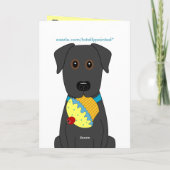 ママが大好き！ カード (裏面)