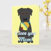 ママが大好き！ カード (黄色い花)