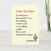 ママが大好き カード (正面)