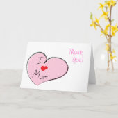 ママが大好き カード (黄色い花)