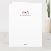 ママが大好き！ カード (裏面)