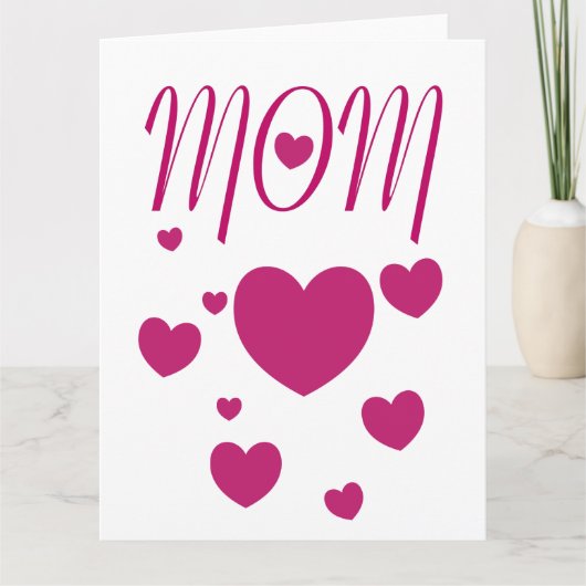 ママが大好き！ カード (正面)