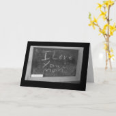 ママが大好き カード (黄色い花)