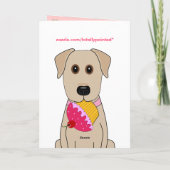 ママが大好き！ カード (裏面)