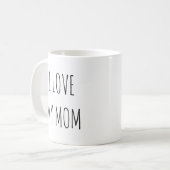 ママが大好き コーヒーマグカップ (正面左)