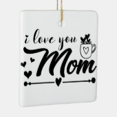 ママが大好き セラミックオーナメント (右)