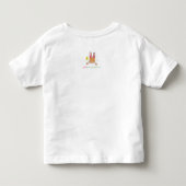 ママが大好き！ トドラーTシャツ (裏面)