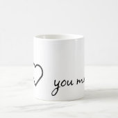 ママが大好き!ヘビーホワイト コーヒーマグカップ (中央)