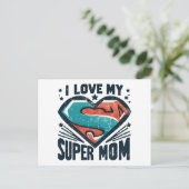 ママが大好き ポストカード (スタンド正面)