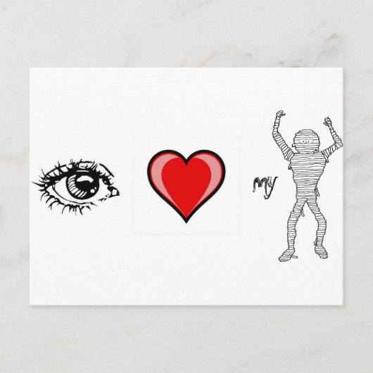 ママが大好き ポストカード