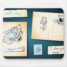 ママが大好き マウスパッド