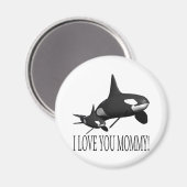 ママが大好き マグネット (正面/裏面)