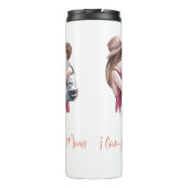 「ママが大好き！」 母と子 タンブラー (裏面)