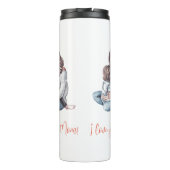 「ママが大好き！」 母と子 タンブラー (裏面)