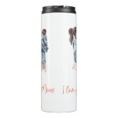 「ママが大好き！」 母と子 タンブラー (裏面)