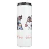 「ママが大好き！」 母と子 タンブラー (裏面)