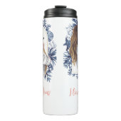 「ママが大好き！」 母と犬 タンブラー (正面)