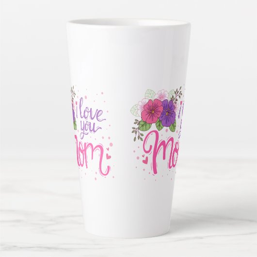 ママが大好き |母の日 カフェラテマグ (正面)