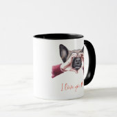 「ママが大好き！」 犬の母 マグカップ (正面右)