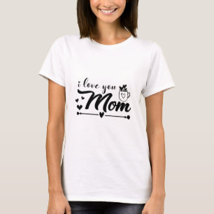 ママが大好き Tシャツ