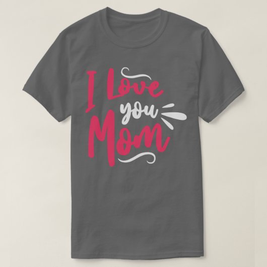 ママが大好き Tシャツ (デザイン正面)