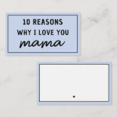 ママが好きな理由 母の日 かわいい ノートカード (正面/裏面)