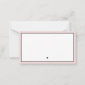 ママが好きな理由 母の日 かわいい ノートカード (裏面)