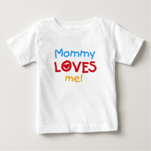 ママが好き ベビーTシャツ