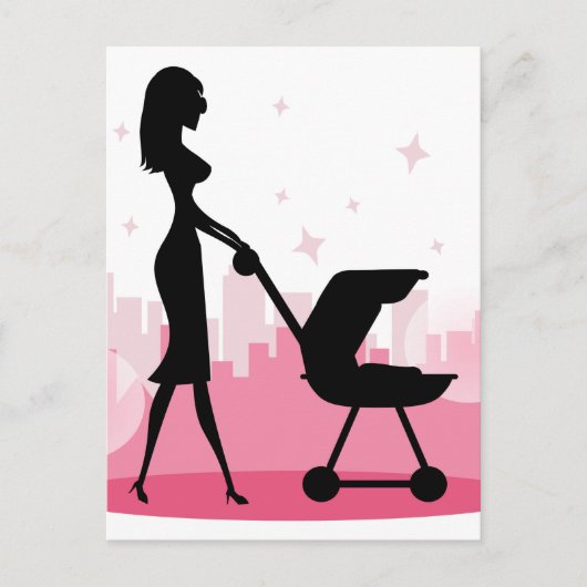 ママが好き ポストカード (正面)