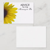 ママが巨大ひまわりカードになるアドバイス アドバイスカード (正面/裏面)